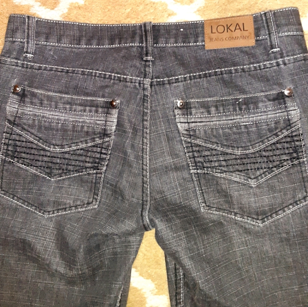 *2 for 12* Black wash mens LOKAL jeans